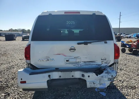 2008 Nissan Armada Se z USA, uszkodzony, nr VIN 5N1BA08D28N604799